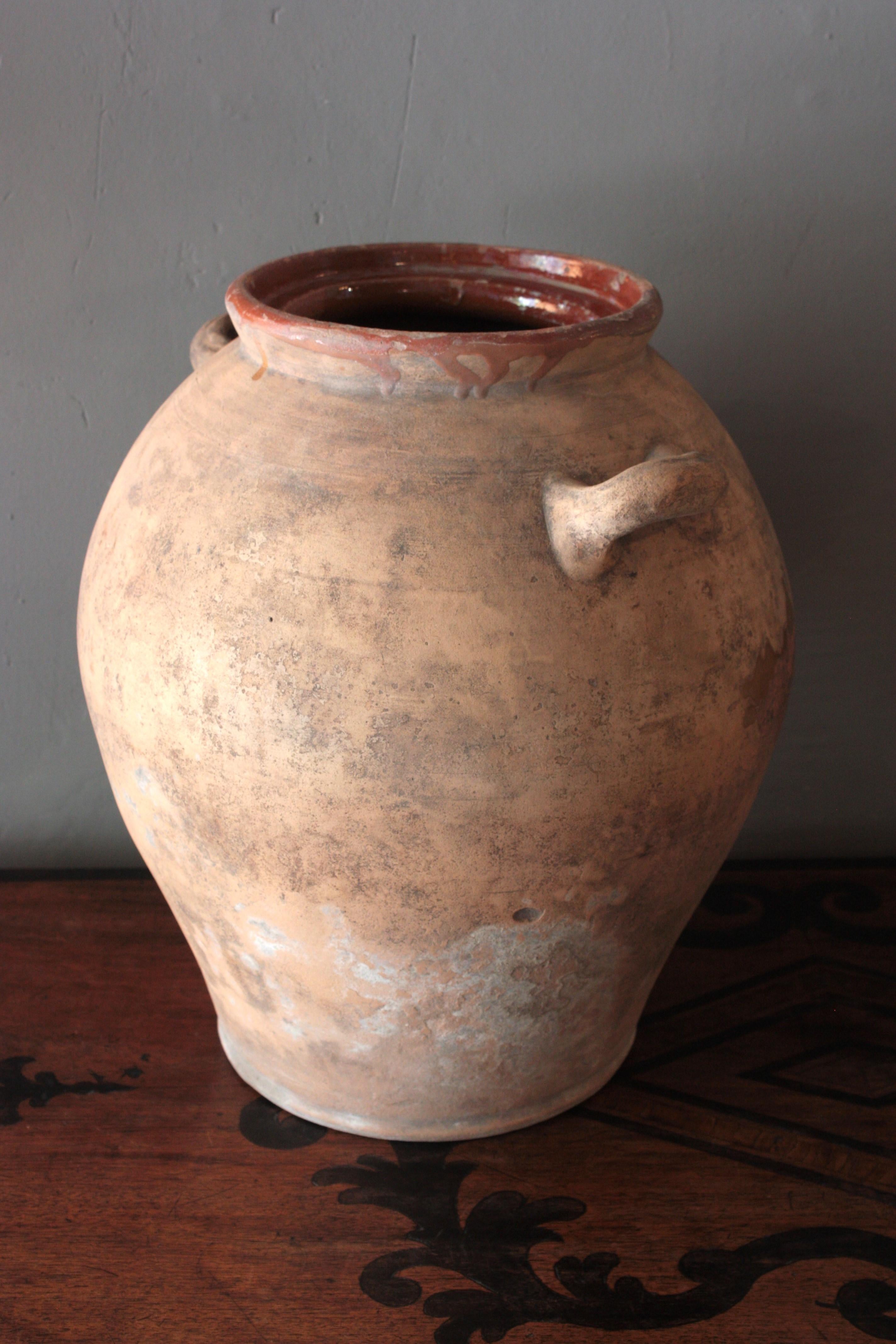 Ceramica Vaso o recipiente per Oliver in terracotta spagnolo in vendita