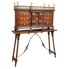 Spanish Tortoiseshell Cabinet On Stand