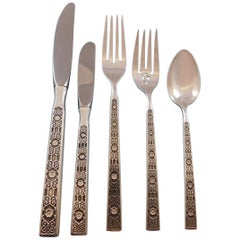 Spanish Tracery by Gorham Sterling Silver Flatware Service for 8 Set 46 pieces