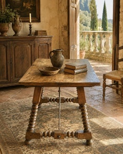 Spanish Trestle Table, circa 1800