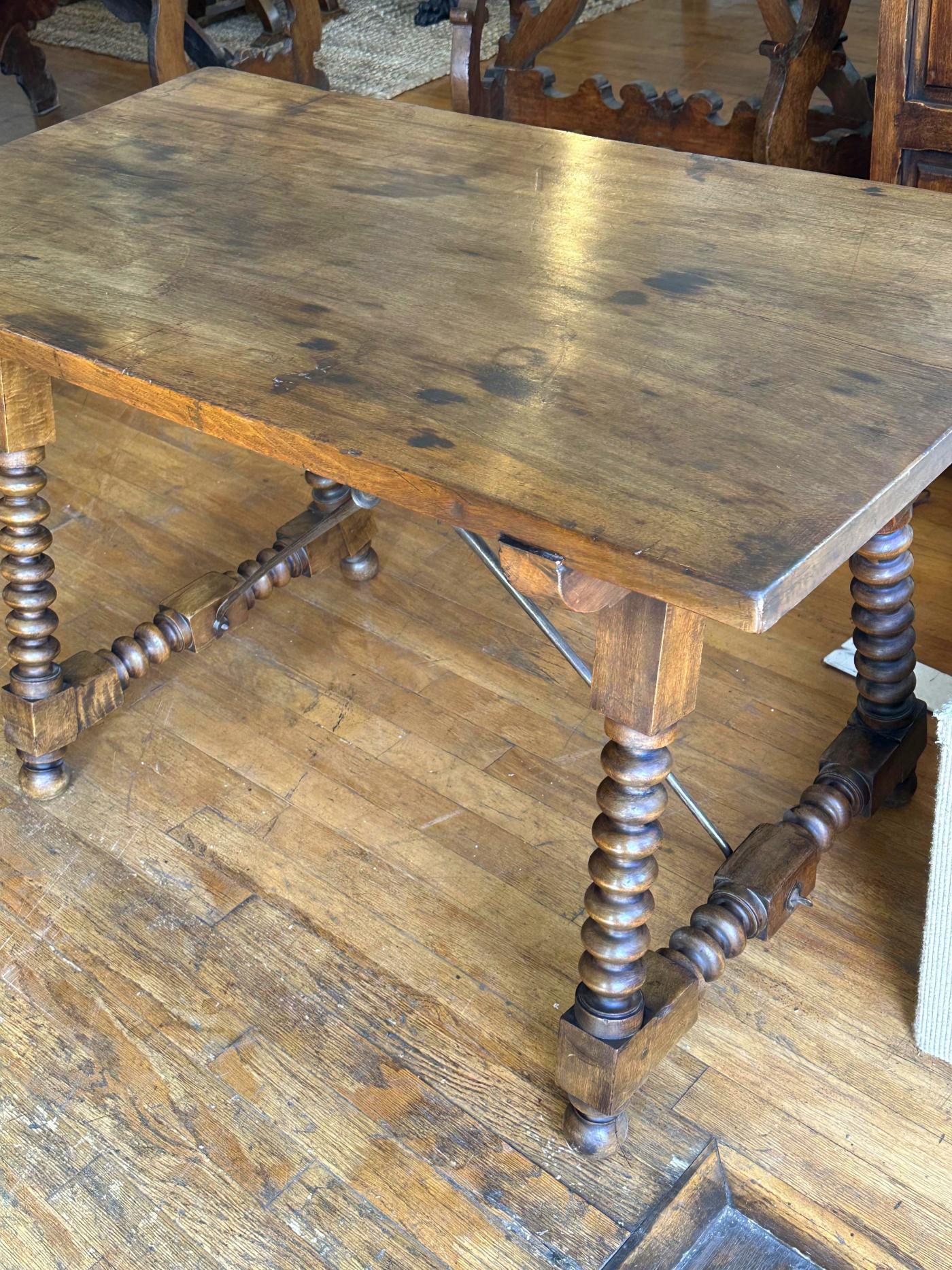 19th Century Spanish Trestle Table, circa 1800 For Sale