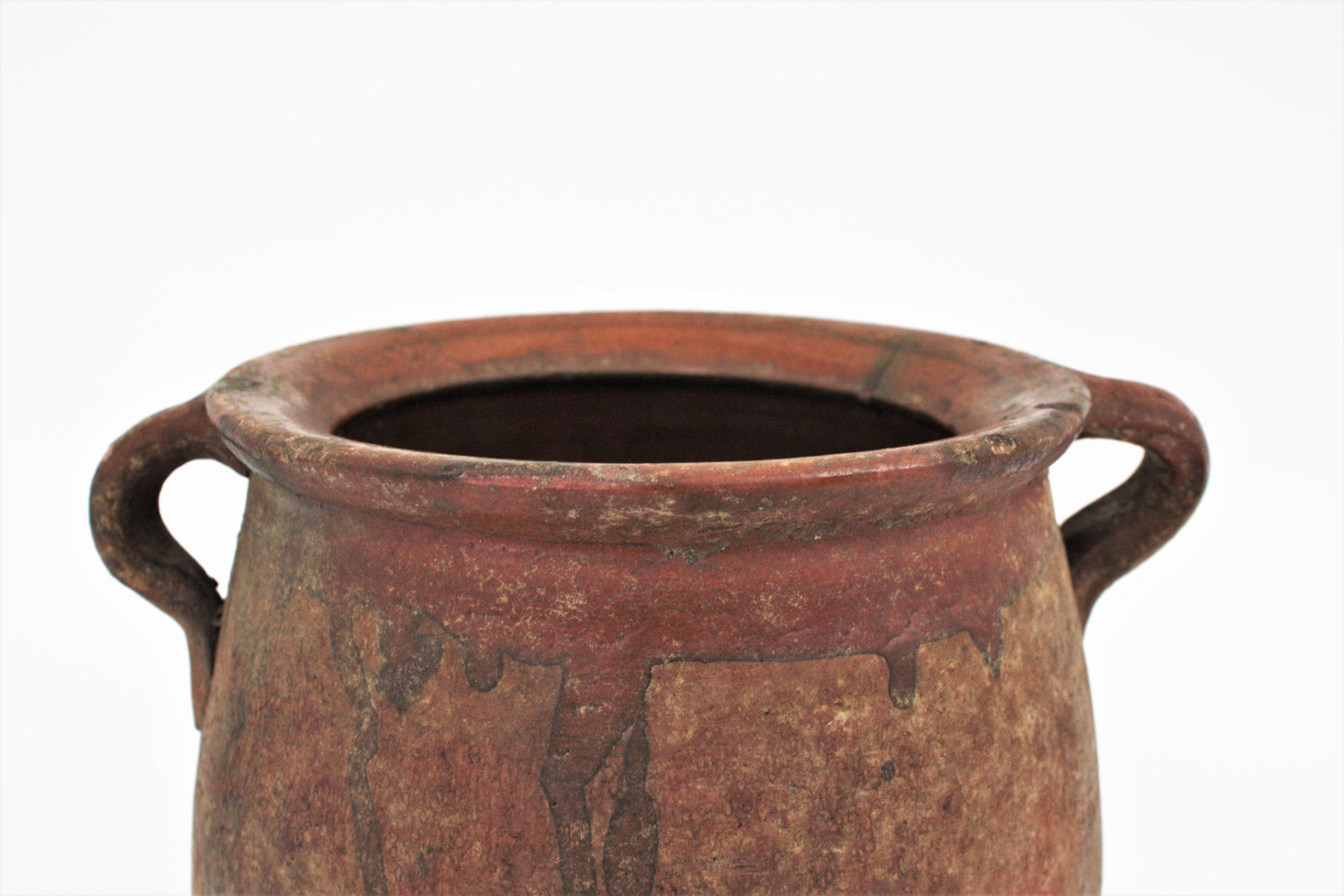 Spanish Unglazed Terracotta Pot or Vessel, 19th Century 7