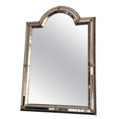 Spanish Venetian Mirror Hollywood Regency, 1990s