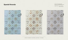 Spanish Veranda; Traditional Floral Pattern Hand Knotted Rugs & Carpets