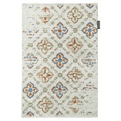 Spanish Veranda; Traditional Floral Pattern Hand Knotted Rugs & Carpets