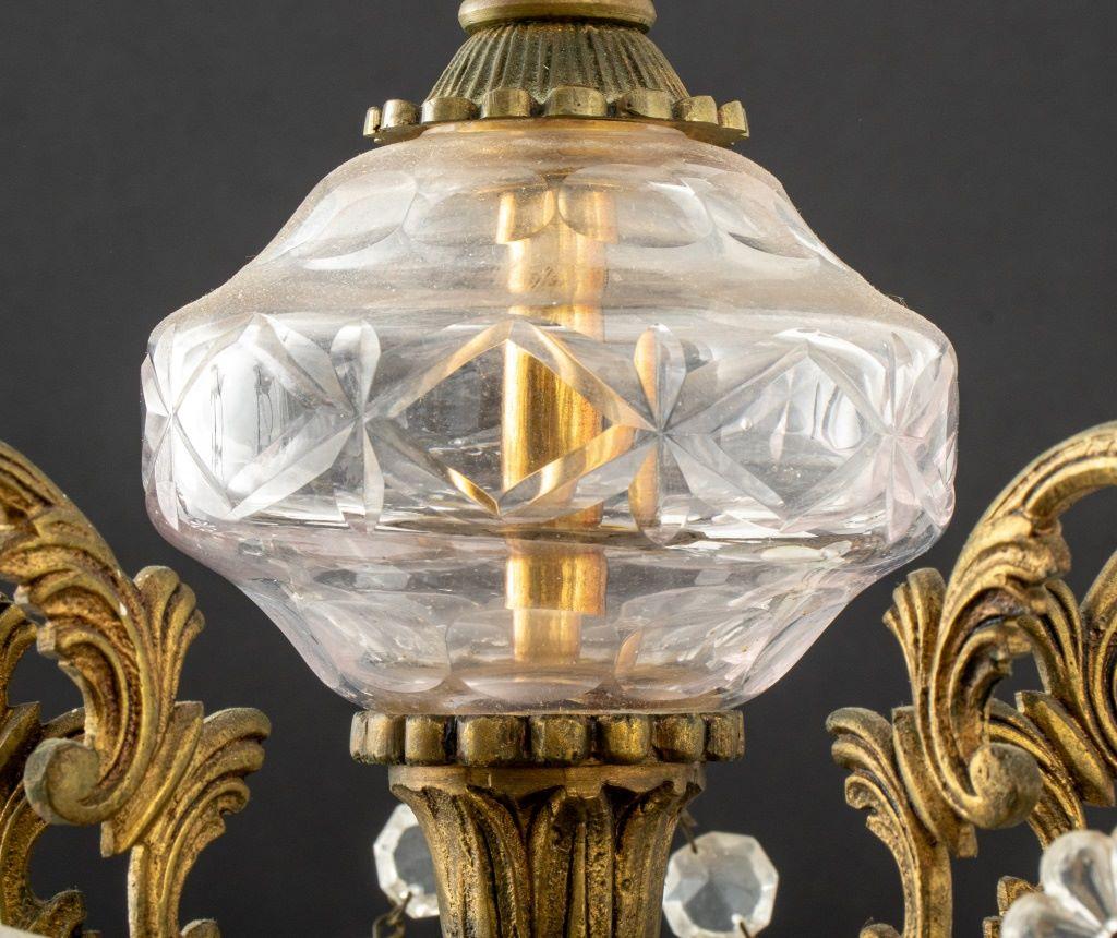 Spanish Vintage 5-Light Cut Crystal Chandelier 6