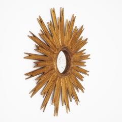 Spanish Vintage Sunburst Mirror