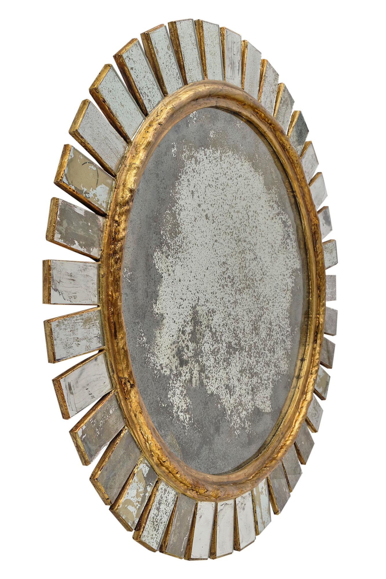 Spanish Vintage Sunburst Mirror 4