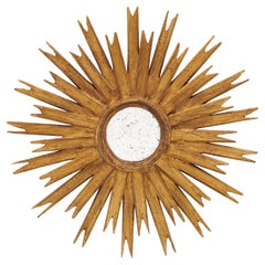 Spanish Vintage Sunburst Mirror