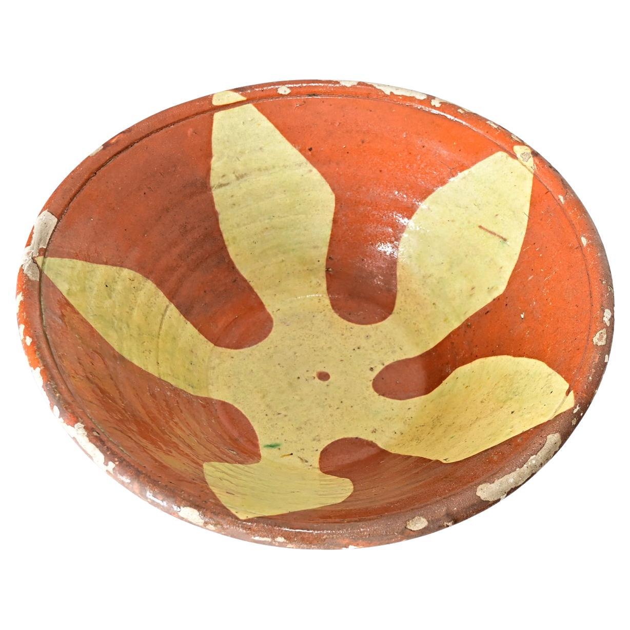 Spanish Vintage Terracotta Bowl