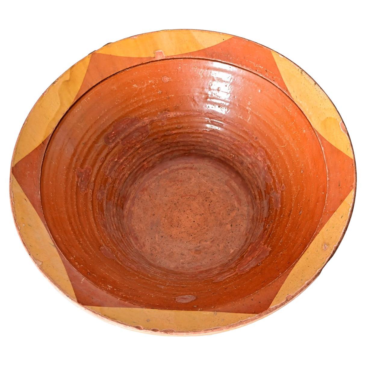 Spanish Vintage Terracotta Bowl