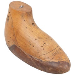 Spanish Vintage Wooden Shoe Last, circa 1940