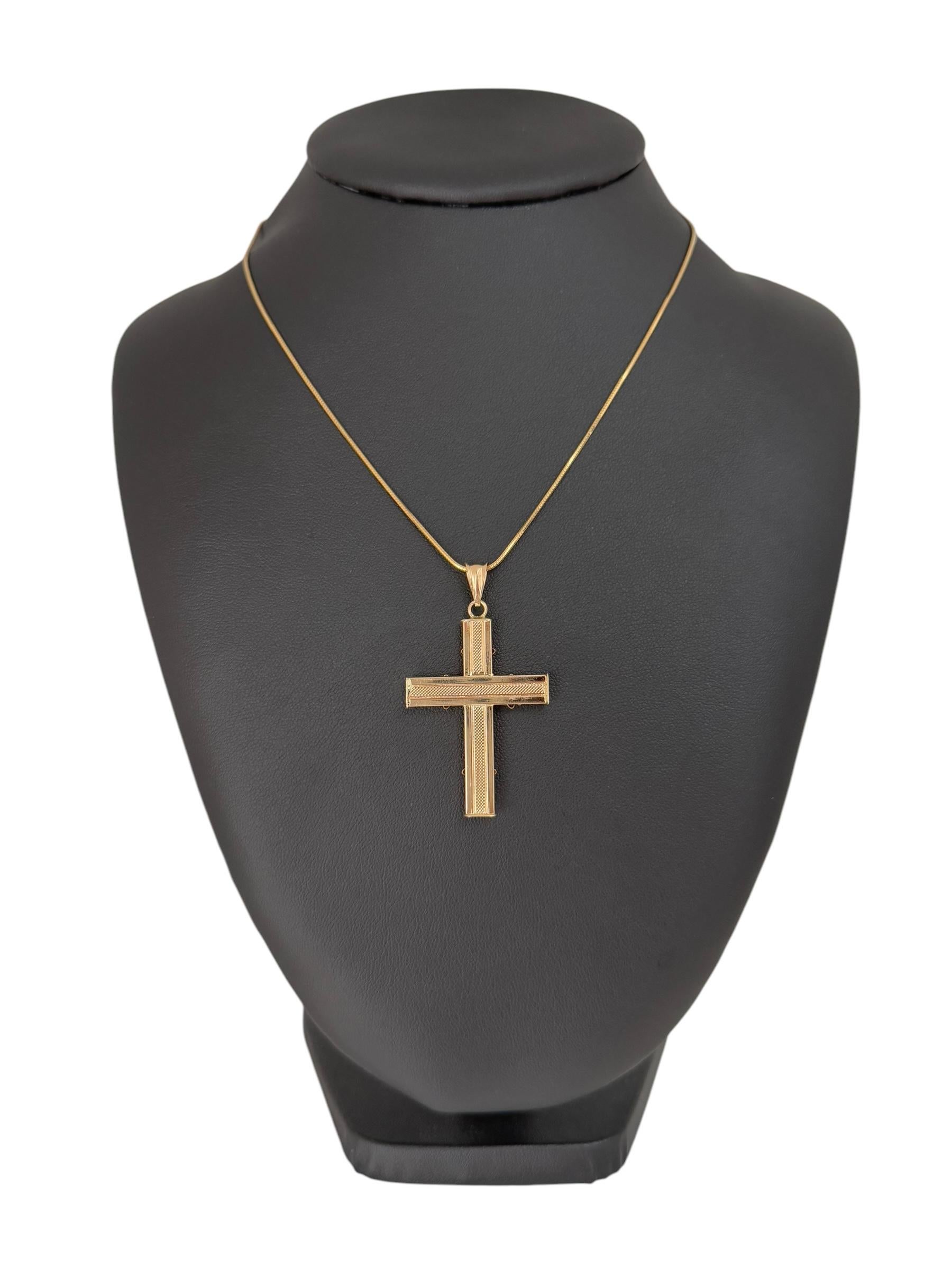 Spanish Vintage Yellow Gold Double-Sided Cross For Sale 6