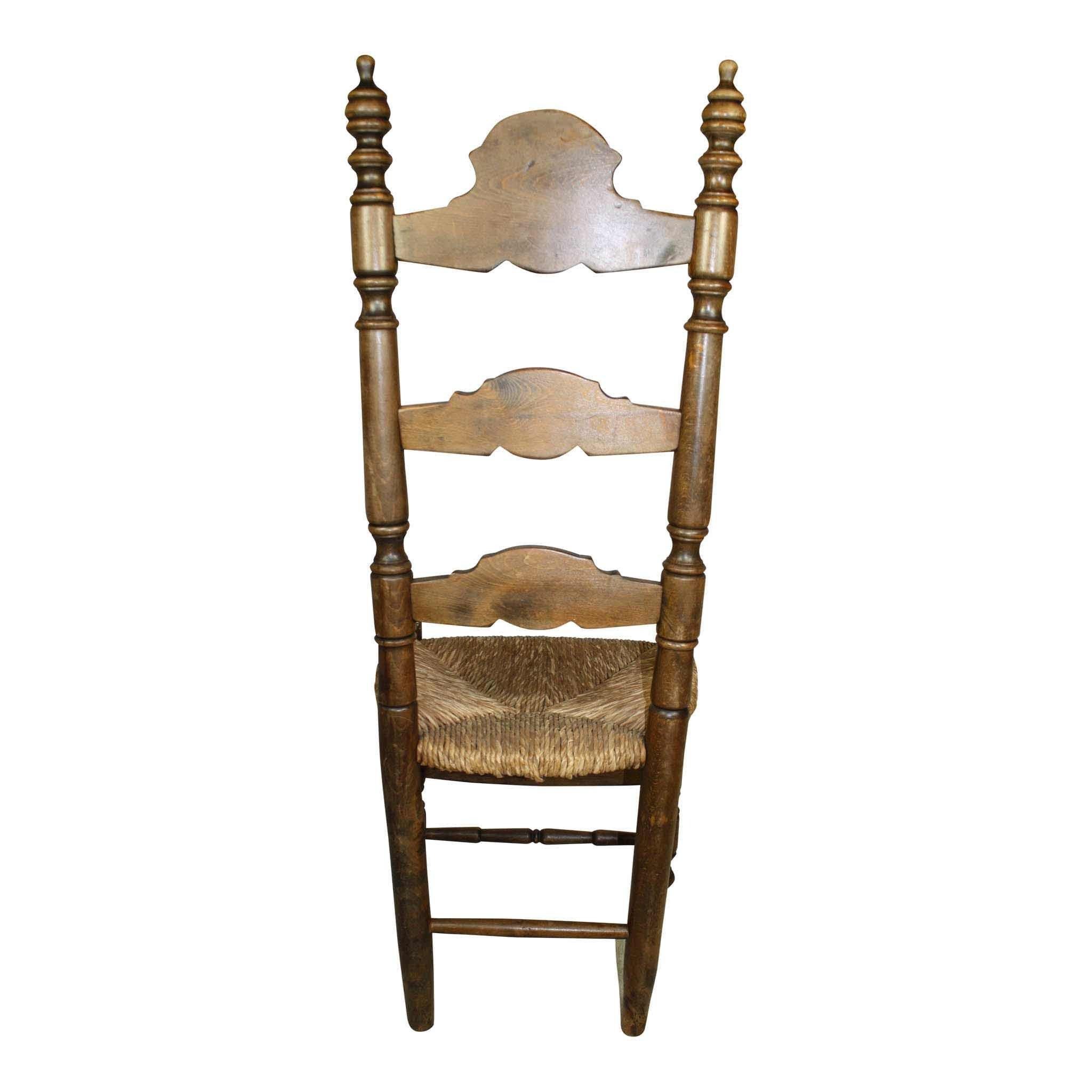 old ladder back chairs