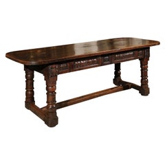 Spanish Walnut Refectory Table, 17th Century