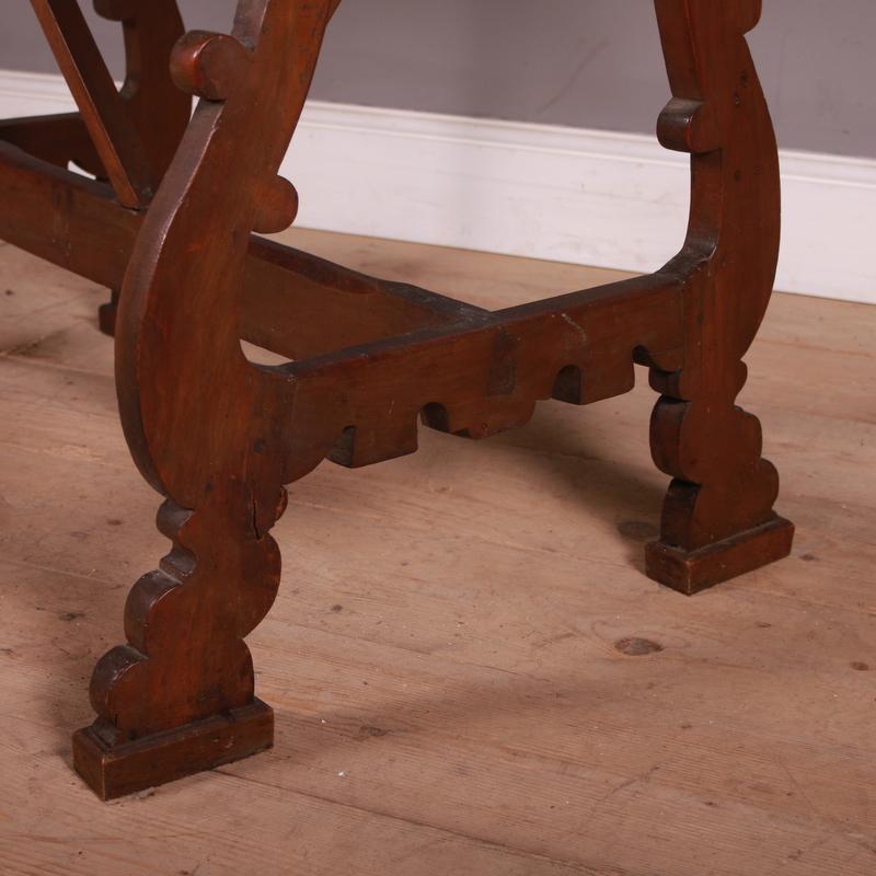Spanish Walnut Side Table In Good Condition In Leamington Spa, Warwickshire