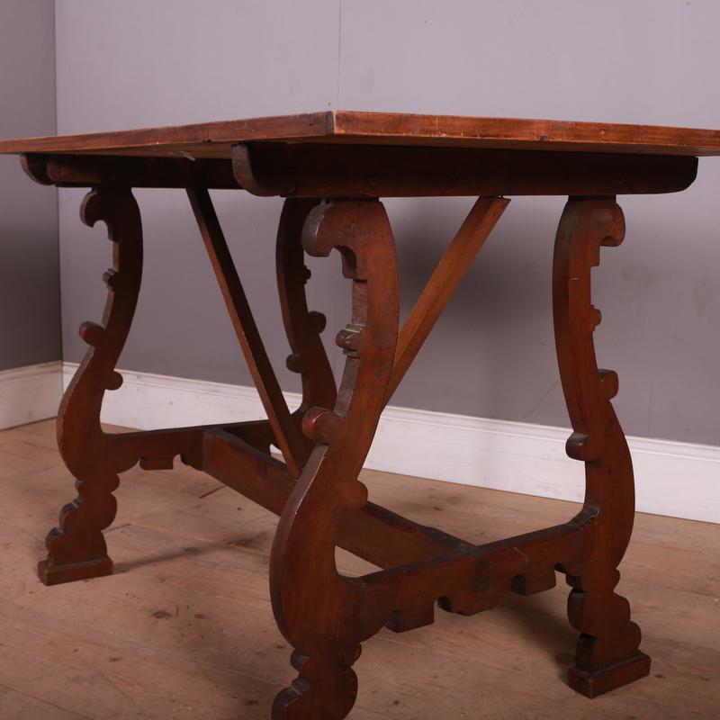 19th Century Spanish Walnut Side Table