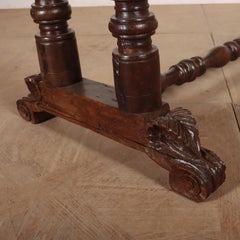 Spanish Walnut Trestle Table