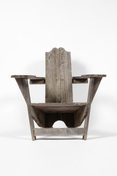 Spanish Weathered Pine Adirondack Westport Chair Armchair