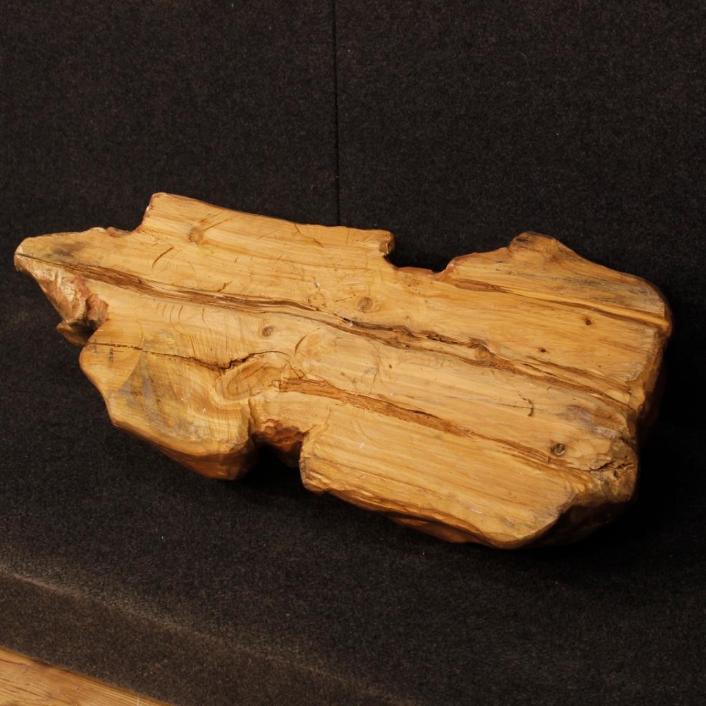 Spanish Wooden Dog Sculpture from 20th Century 7