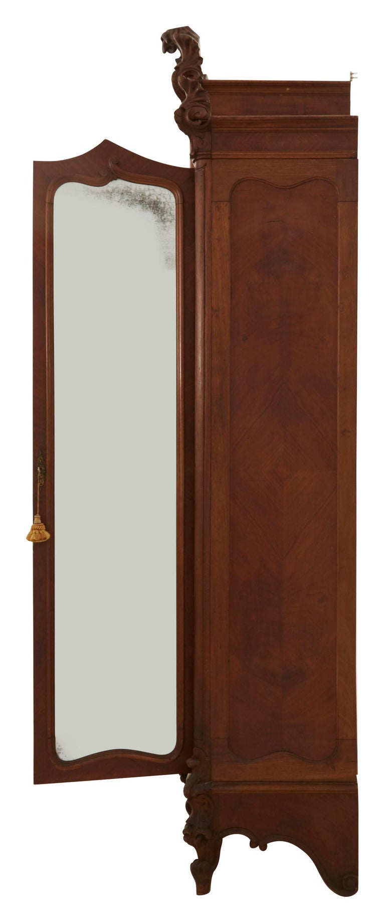 Spanish Wooden Grande Armoire at 1stDibs