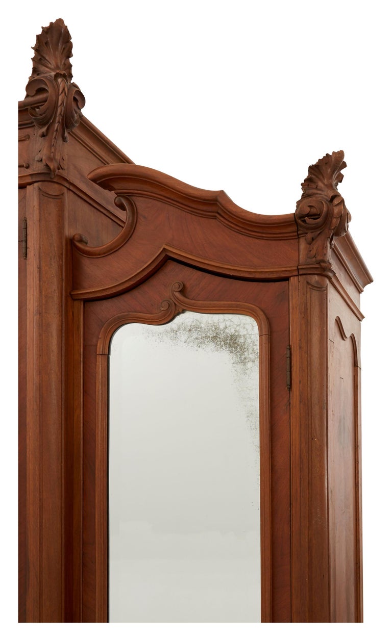 Spanish Wooden Grande Armoire at 1stDibs