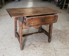 Spanish Wooden Sidetable with a Drawer