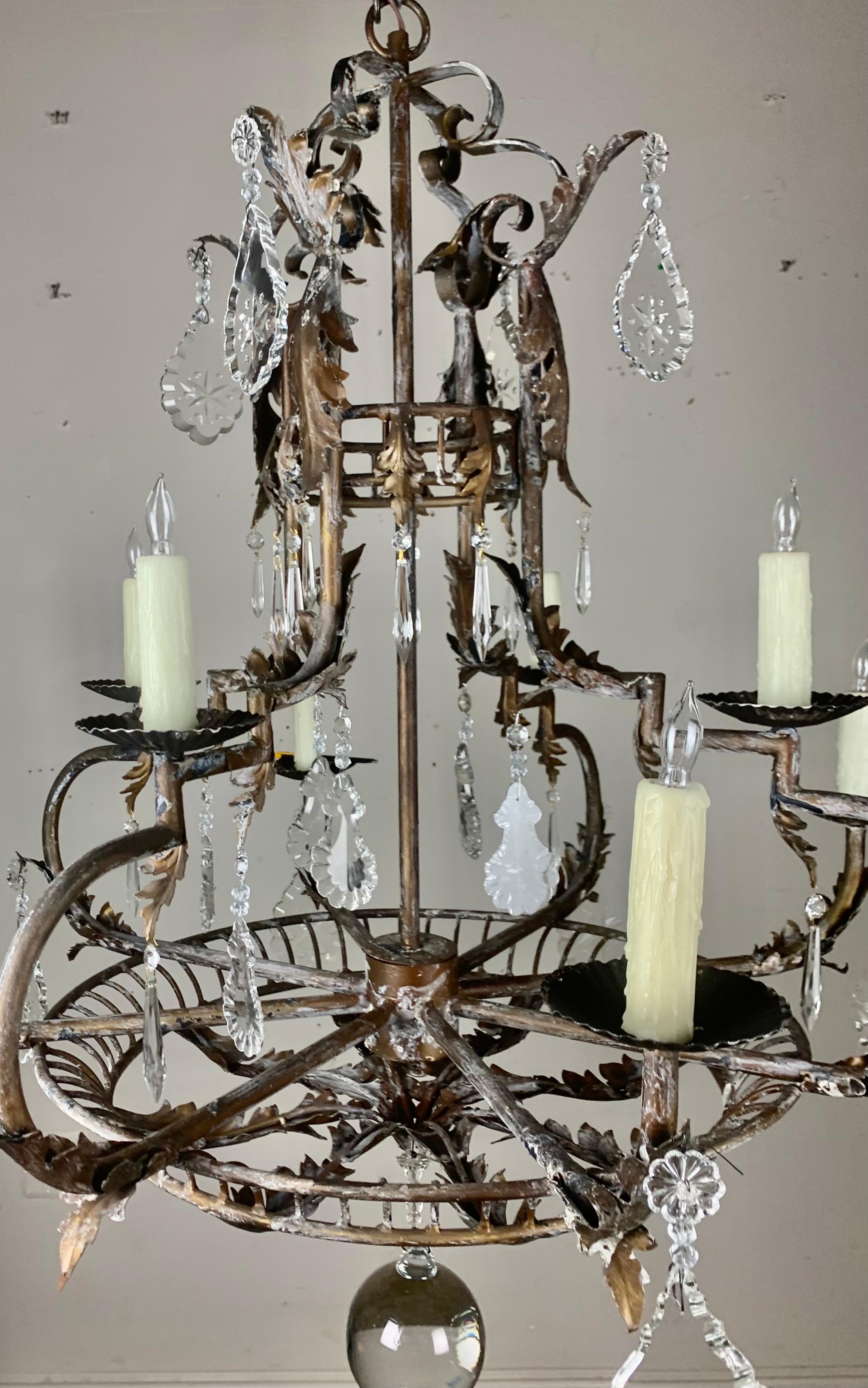 wrought iron spanish chandeliers