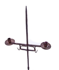 Hand Forged Wrought Iron Candelabras