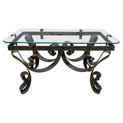 Spanish Wrought Iron Cocktail Table