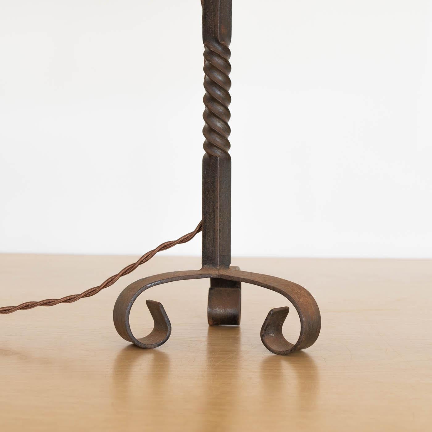 Spanish Wrought Iron Table Lamp 1