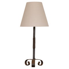 Spanish Wrought Iron Table Lamp