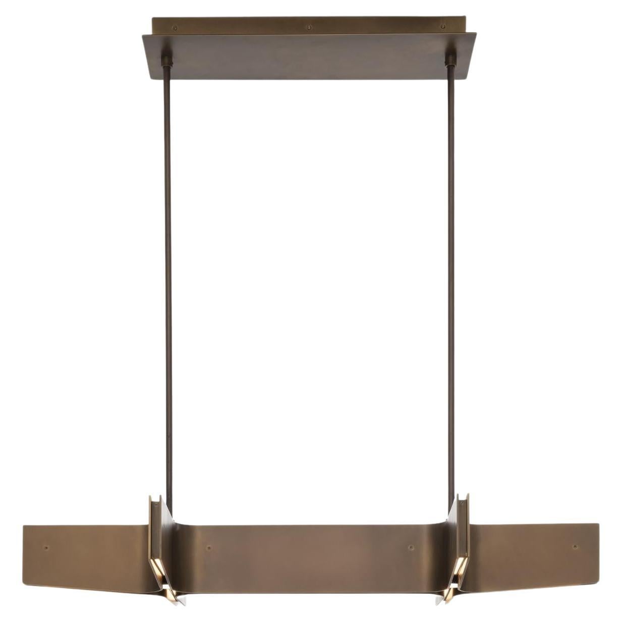 Spanning Hanging Light, Light Bronze Patina