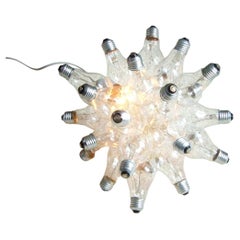 "Oggetto luminoso di ricambio / Lampada da tavolo costruita con lampadine