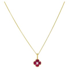 Chopard Happy Diamond Clown 18 Karat Yellow Gold Pendant Necklace at ...