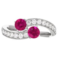 Spark Ruby and Diamond Ring