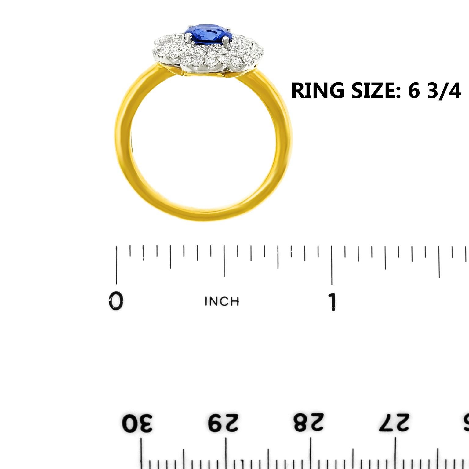 Spark Sapphire and Diamond Ring 1
