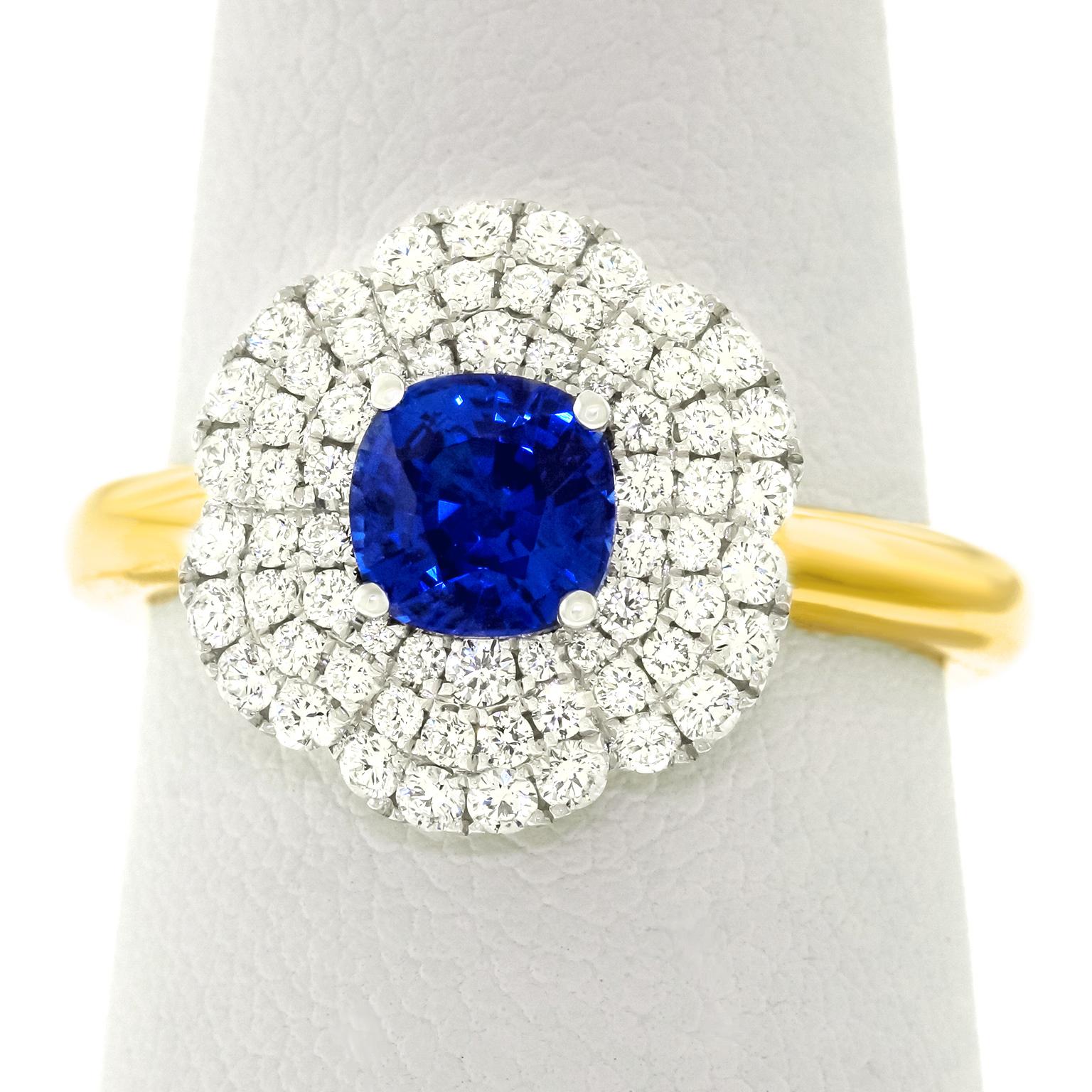 Spark Sapphire and Diamond Ring 3