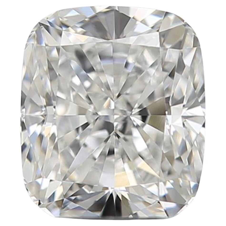 Sparking 1 Pc Natural Diamond with 0.84 Ct Cushion E VVS2 GIA Certificate