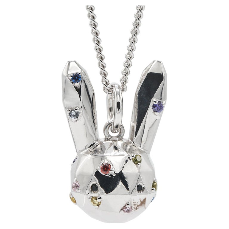 Sparkle Bunny Pendant For Sale at 1stDibs