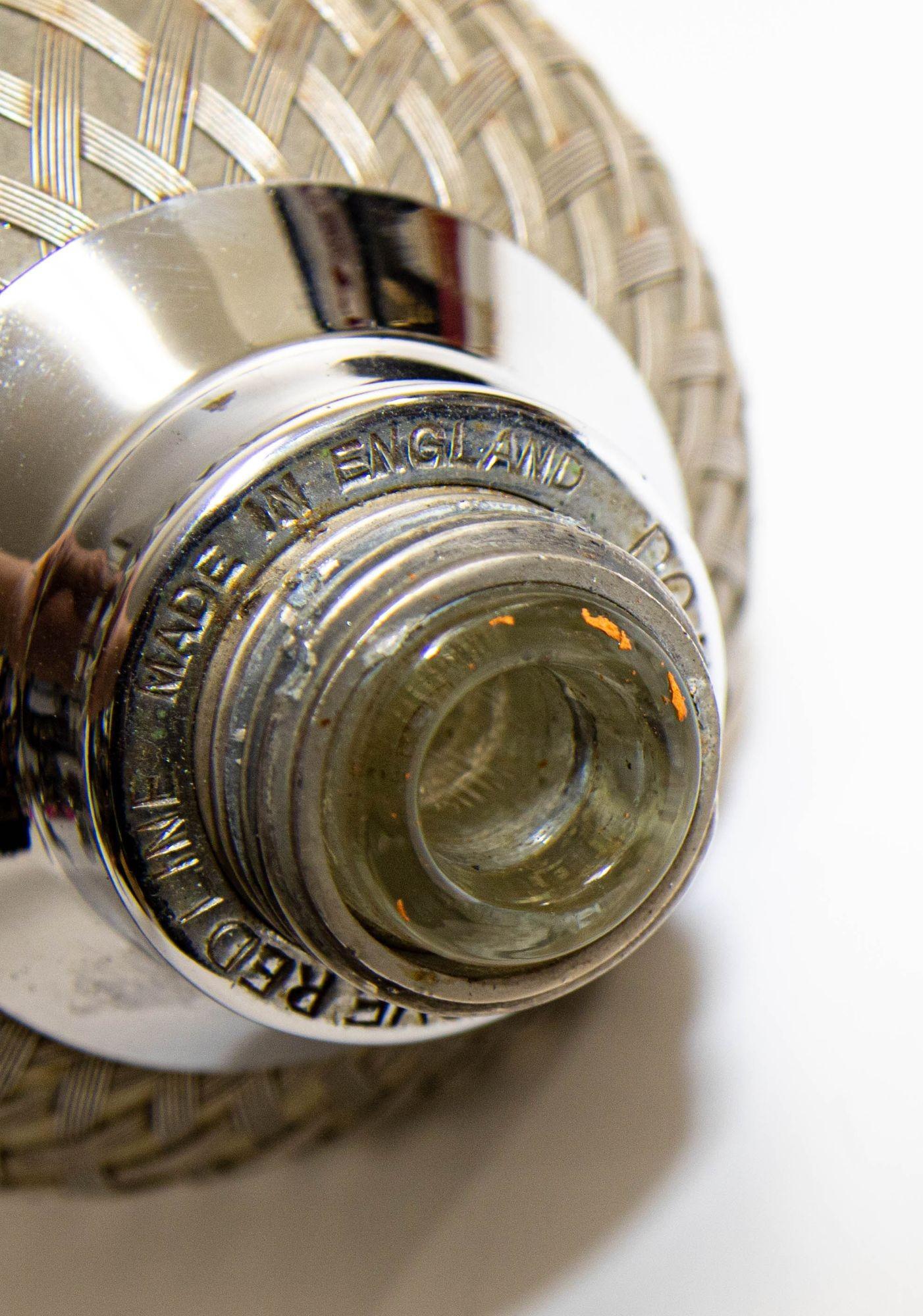 Sparklest Makers London Sifón inglés de metal gris y cristal, 1930 en venta 12