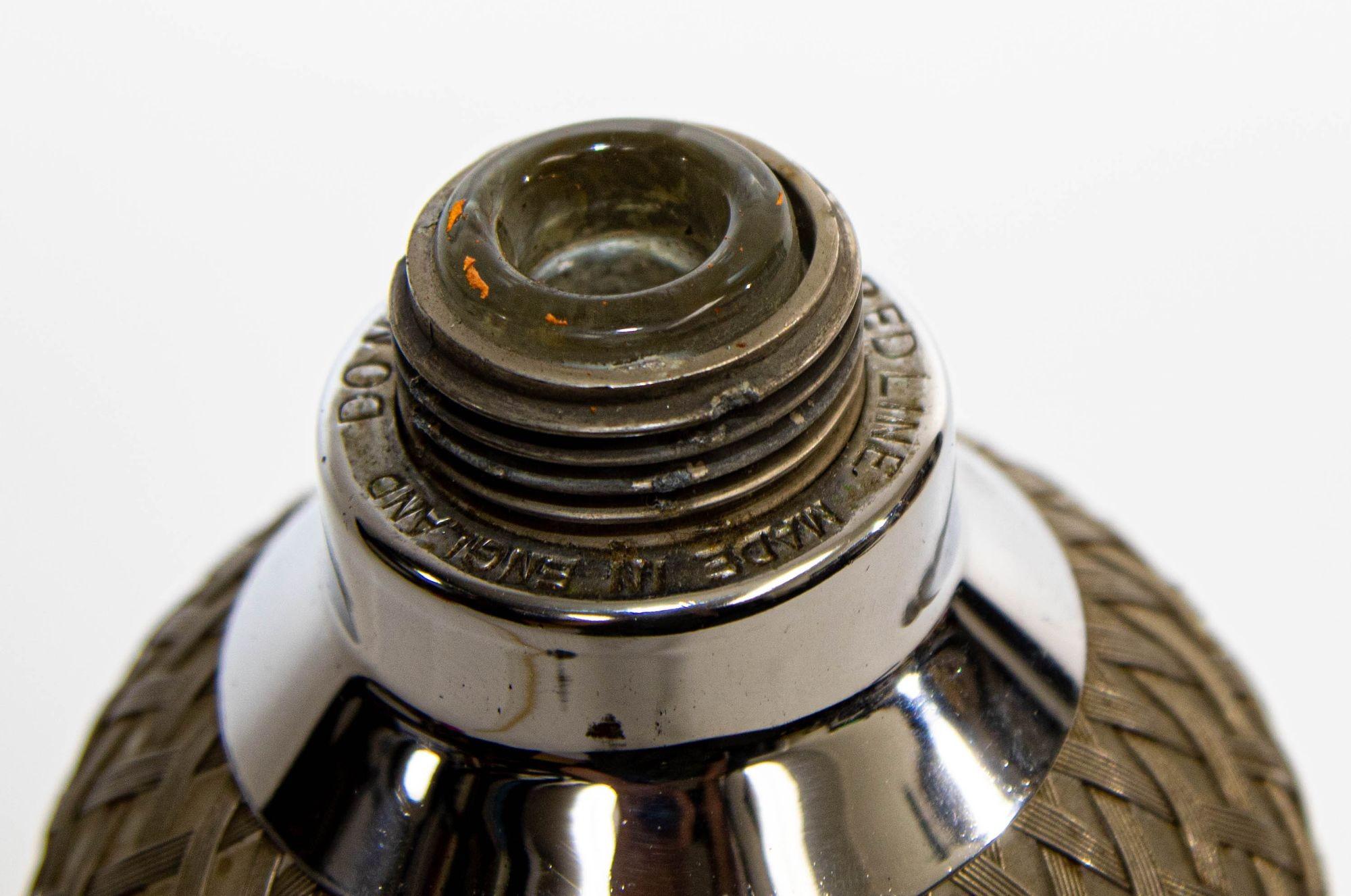 Sparklest Makers London Sifón inglés de metal gris y cristal, 1930 en venta 13