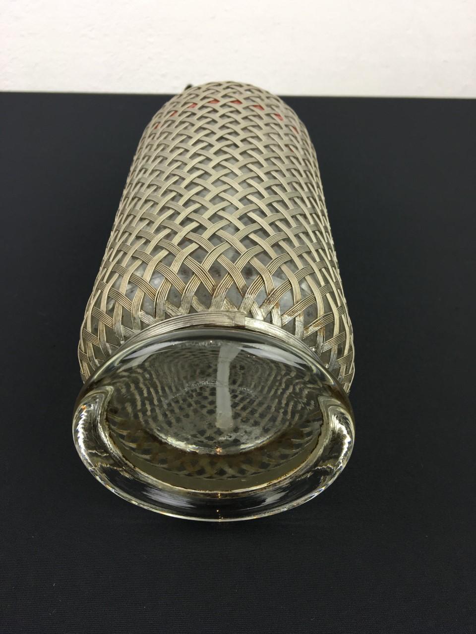Sparklets London Glass Soda Syphon Siphon Botlle Wire Mesh 5