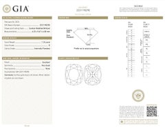 Brillante 1 ud. Diamante natural de talla ideal con 1,24 ct - Certificado GIA