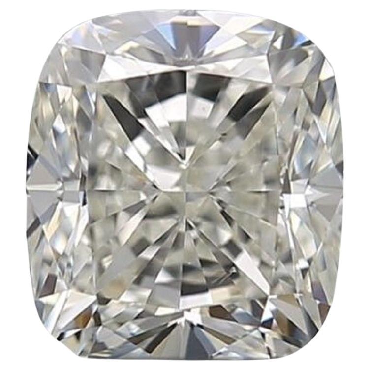 Sparkling 1 pc Natural Diamond 0.75 ct  Cushion  J SI1 GIA Certificate For Sale
