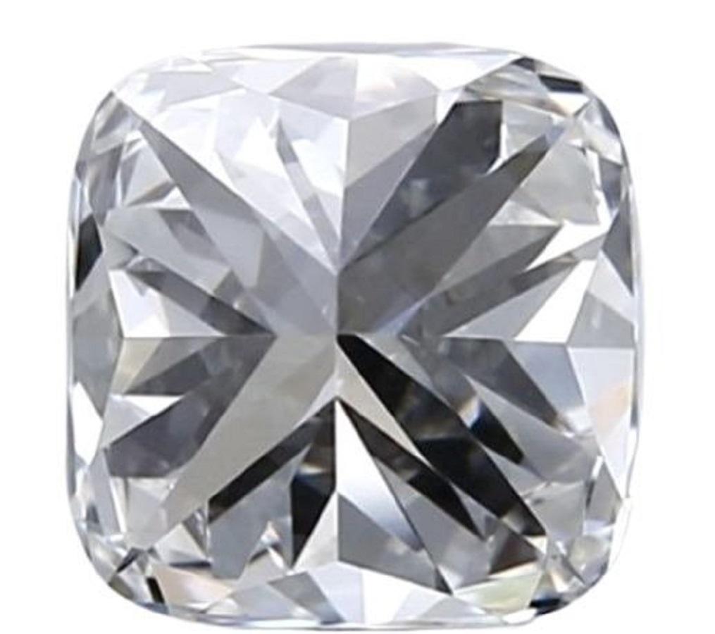Glänzender 1 pc natürlicher Diamant 1,01 Karat  Kissen F VVS2 GIA-Zertifikat für Damen oder Herren im Angebot