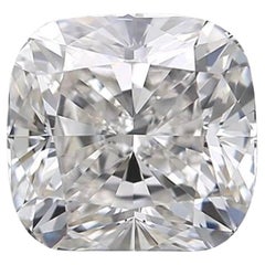 Sparkling 1 Pc Natural Diamond with 0.72 Carat Cushion G IF IGI Certificate