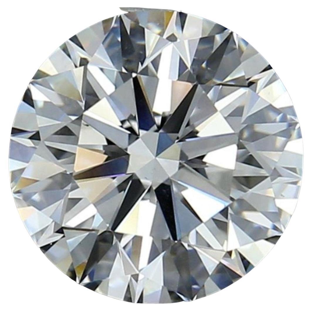 Sparkling 1 pc Natural Diamond with 0.51 ct Round F SI1 GIA Certificate