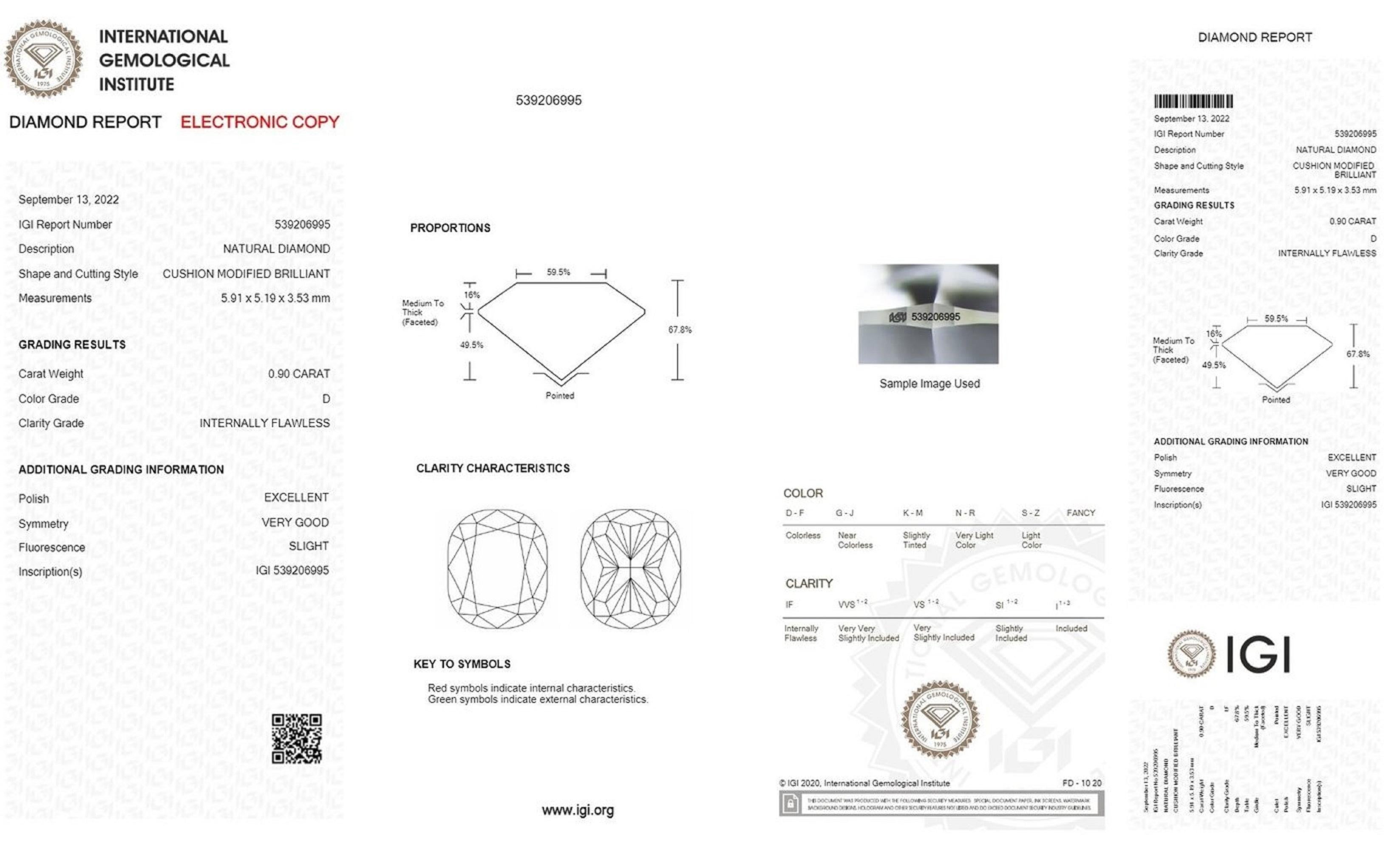 igi natural diamond certificate