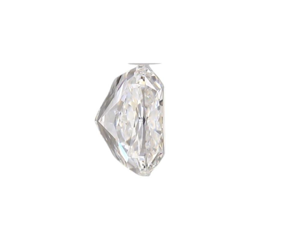 Women's or Men's Sparkling 1 pc Natural Diamond with 0.90 ct D IF, IGI Certificate For Sale